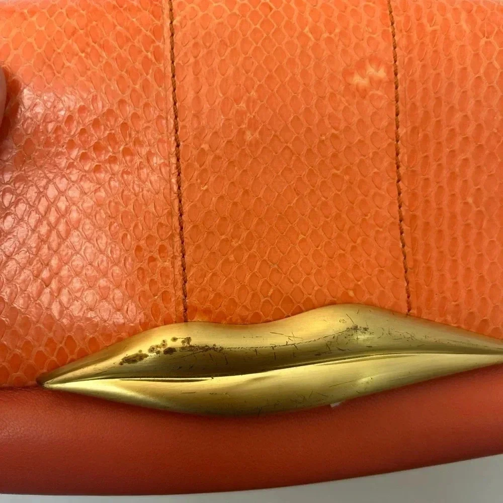 DIANE VON Furstenberg bag Coral Snake skin